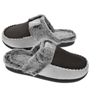 NWT VONMAY Soft Slipper Memory Foam Slip-on, Gray, Indoor/outdoor, XL (11-12)